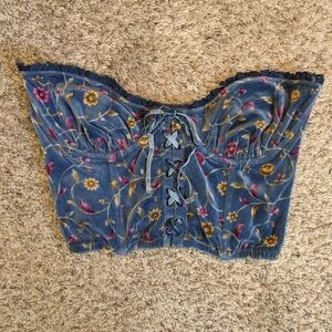 Vintage Victoria's Secret bustier top